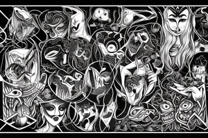 When you feel my heat, look into my eyes
It's where my demons hide
It's where my demons hide
Don't get too close, it's dark inside
It's where my demons hide tattoo idea