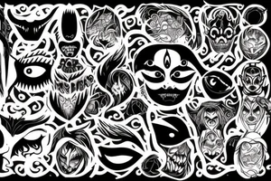 When you feel my heat, look into my eyes
It's where my demons hide
It's where my demons hide
Don't get too close, it's dark inside
It's where my demons hide tattoo idea