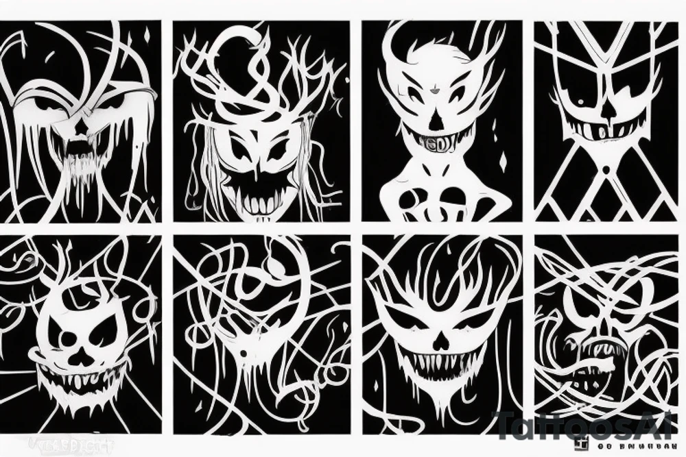 When you feel my heat, look into my eyes
It's where my demons hide
It's where my demons hide
Don't get too close, it's dark inside
It's where my demons hide tattoo idea