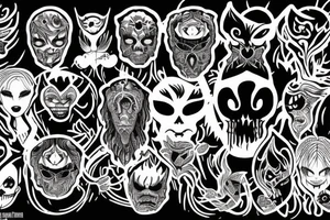 When you feel my heat, look into my eyes
It's where my demons hide
Don't get too close, it's dark inside
It's where my demons hide tattoo idea