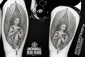 Archangel Michael tattoo idea