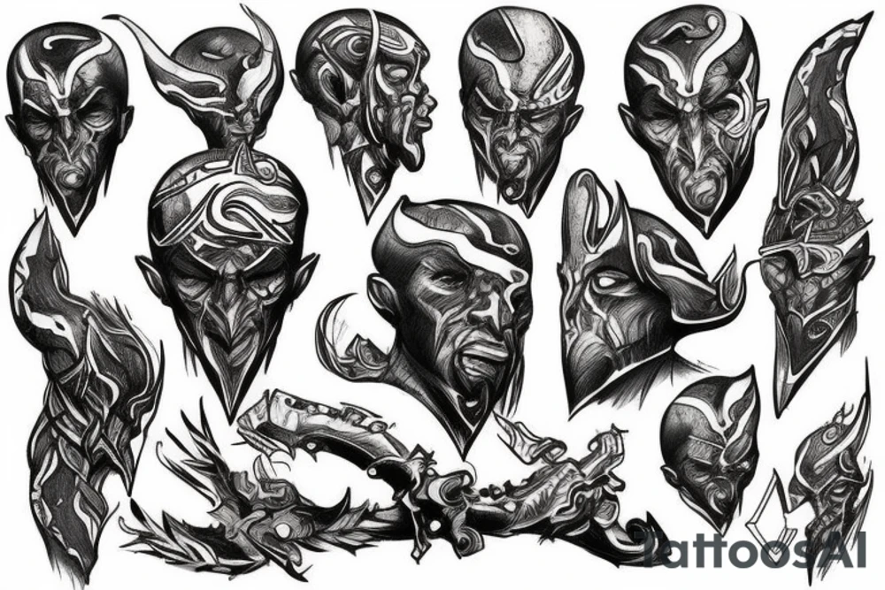 ygdrisil from god of war tattoo idea