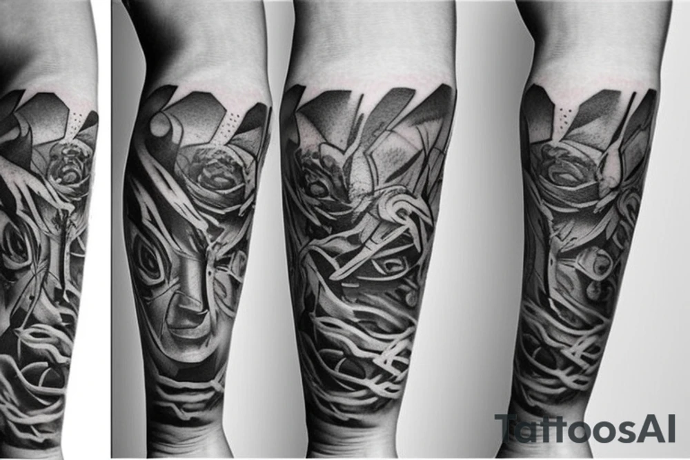 forearm sleeve tattoo idea