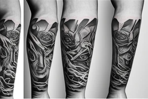 forearm sleeve tattoo idea