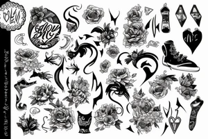 calves tattoo idea