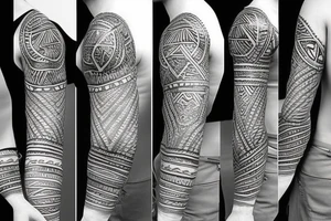 Tribal coverup tattoo idea