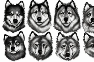 finnish lapphund tattoo idea