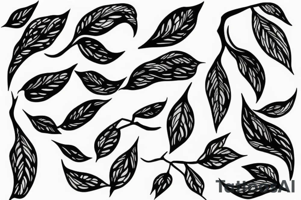 vine hanging over a door tattoo idea