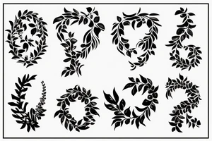 vine hanging over a door tattoo idea