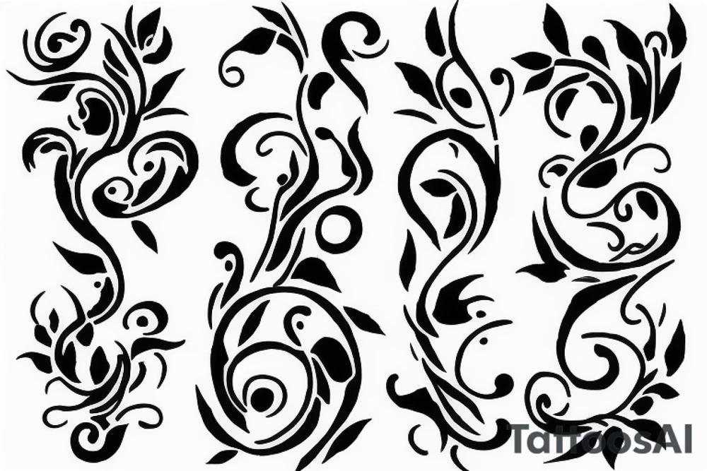 vine over a door tattoo idea