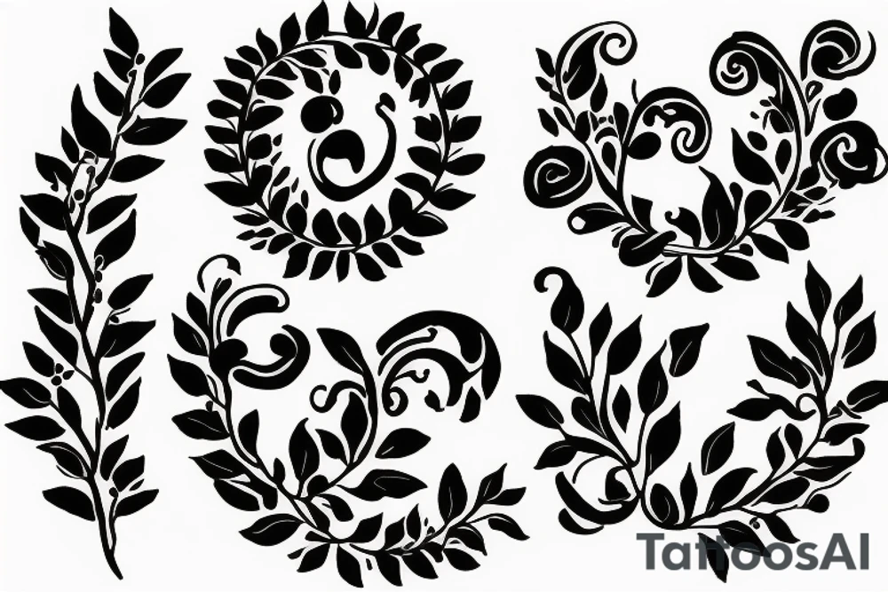 vine over a door tattoo idea