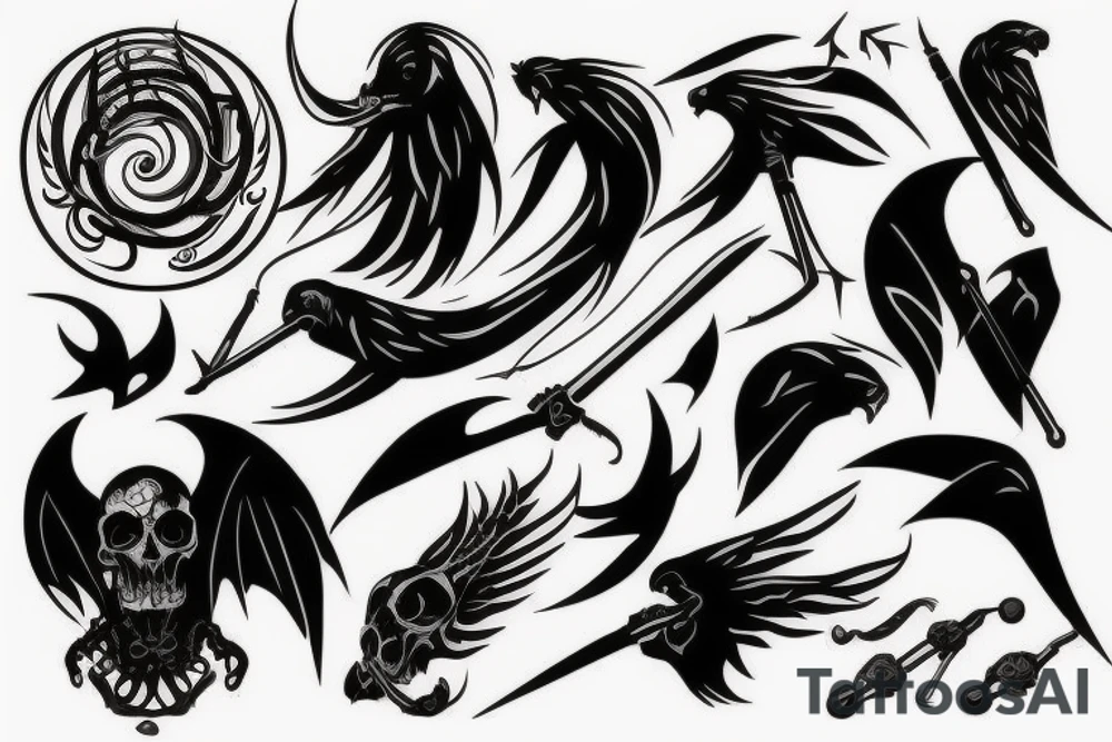 scythe, tattoo idea