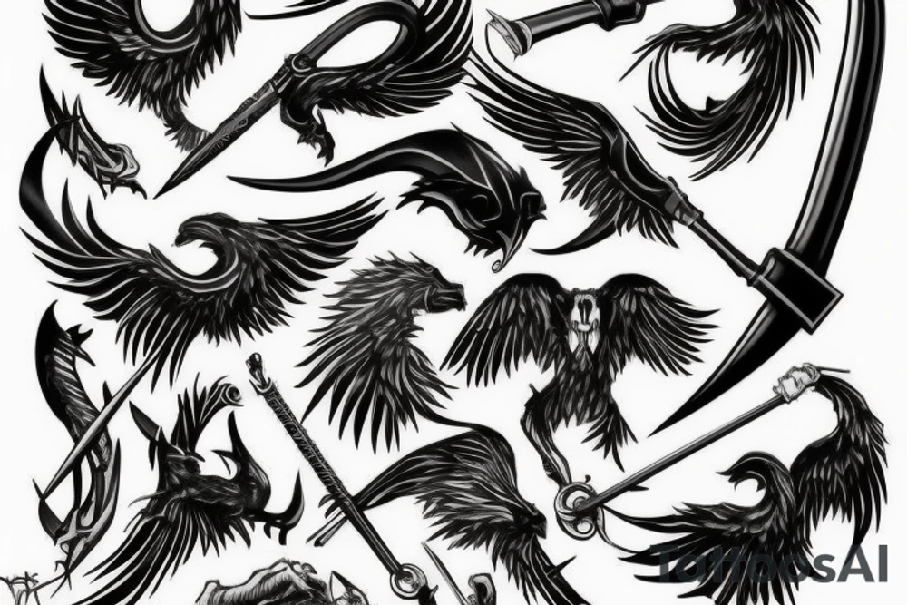 scythe, tattoo idea