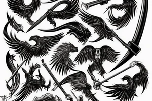 scythe, tattoo idea