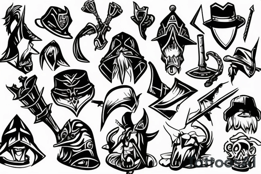 runescape, hat tattoo idea