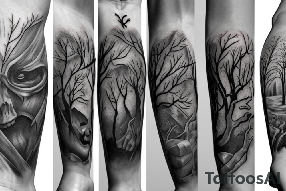 runescape, forest, witch tattoo idea
