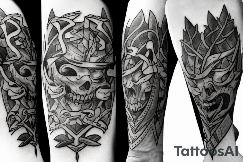 runescape, forest, witch tattoo idea