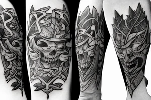 runescape, forest, witch tattoo idea