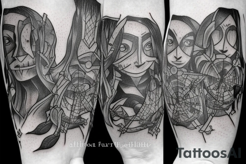 runescape, forest, witch tattoo idea