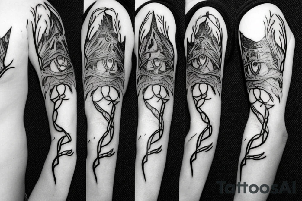 runescape, forest, witch tattoo idea