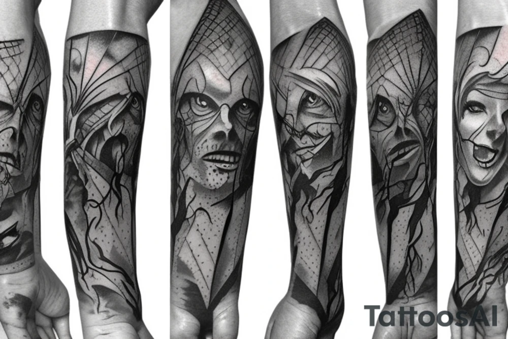 runescape, forest, witch tattoo idea