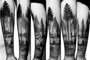 runescape, forest, witch tattoo idea