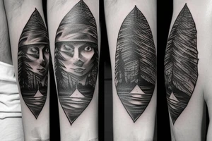 shadow wizard, spruce tree hat tattoo idea