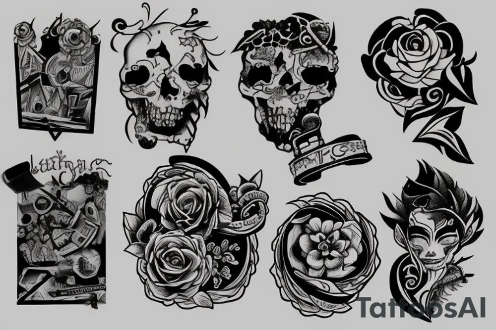 Location marker tattoo idea