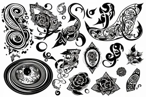 Mystic music tattoo idea