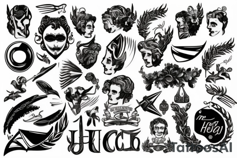Greek Hero Hectór tattoo idea