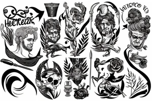Greek Hero Hectór tattoo idea
