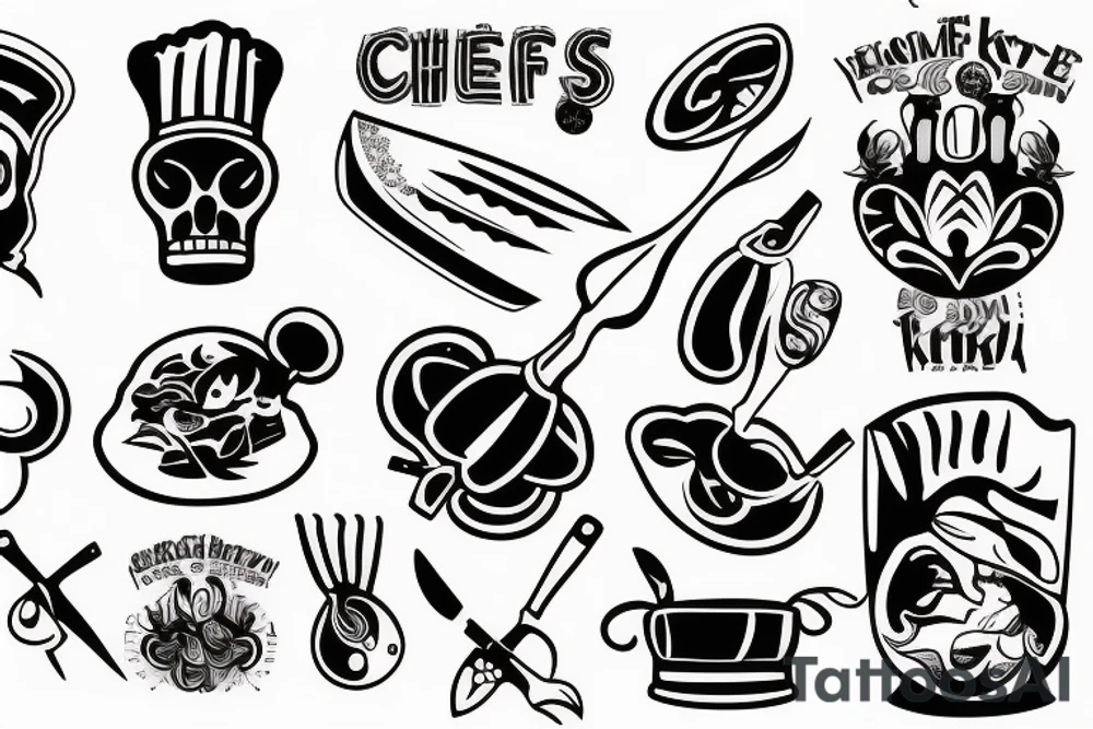 Chef Knife tattoo idea