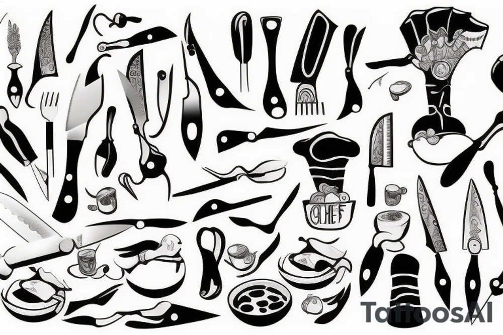 Chef Knife tattoo idea
