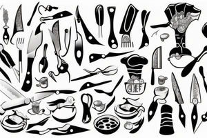 Chef Knife tattoo idea