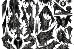 Witchking of angmar tattoo idea