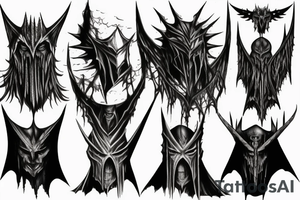 Witchking of angmar tattoo idea