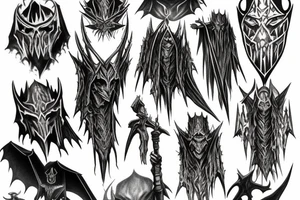 Witchking of angmar tattoo idea