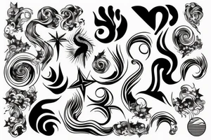 A wave tattoo idea