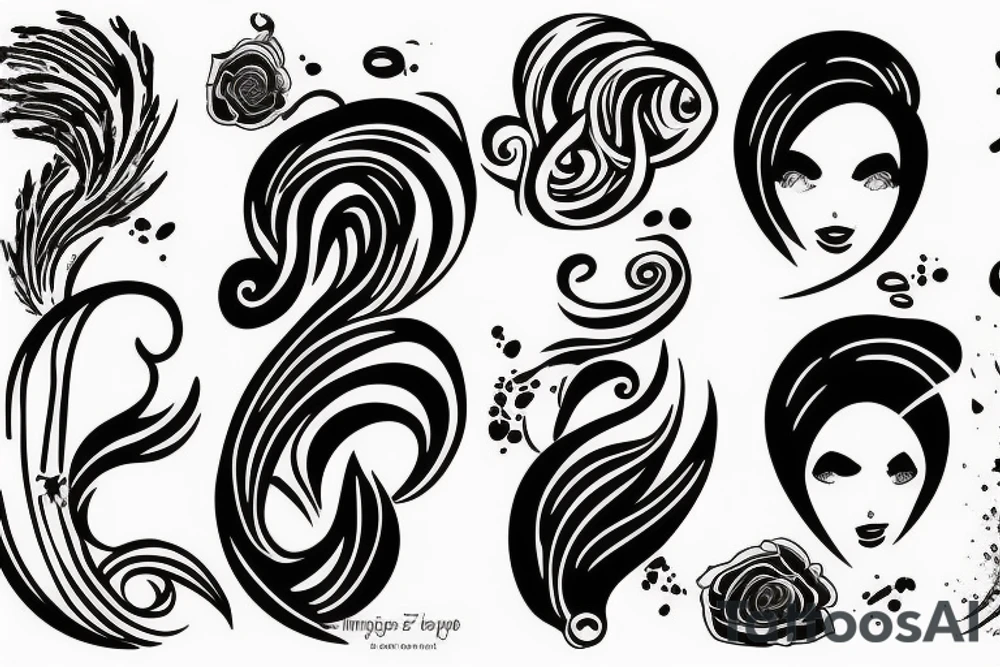 A wave tattoo idea
