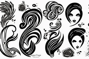 A wave tattoo idea