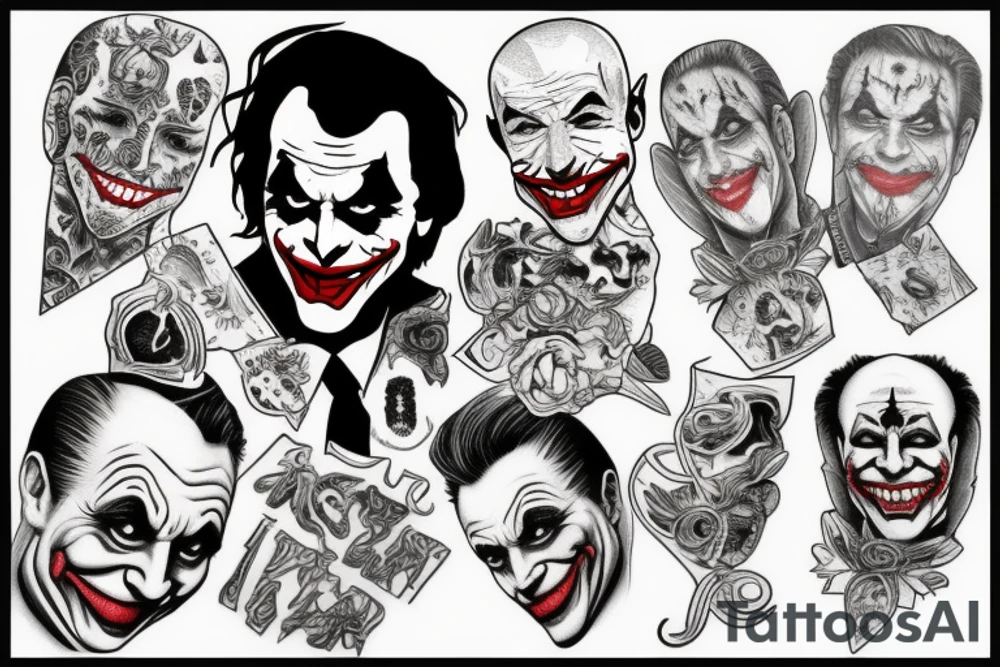 the joker tattoo idea