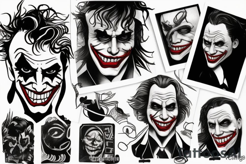 the joker tattoo idea