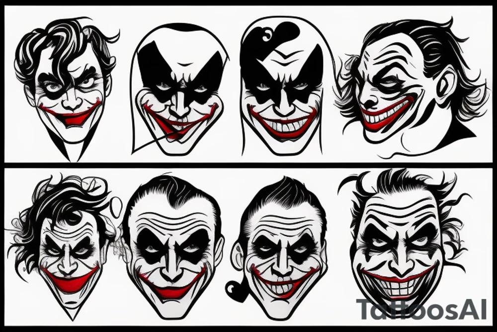 the joker tattoo idea