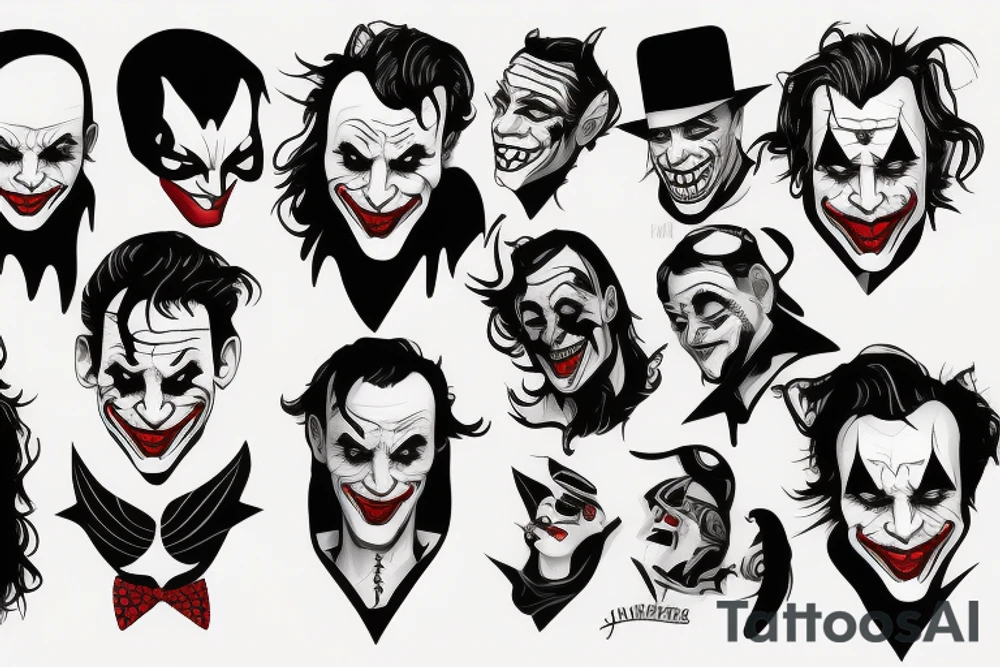 the joker tattoo idea