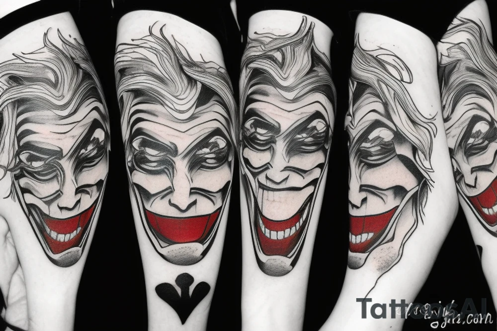 the joker tattoo idea