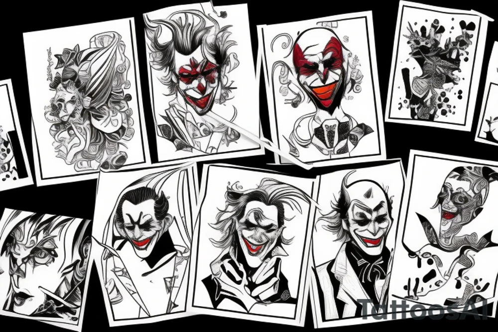 the joker tattoo idea