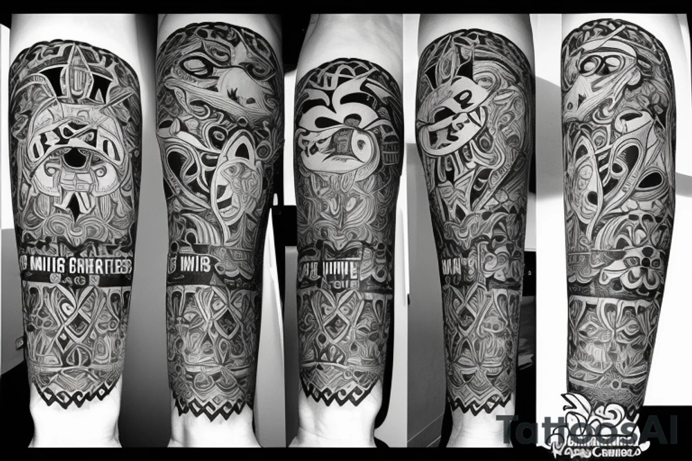 Right arm sleeve, inner forearm wording "in the end only kindness matters" tattoo idea