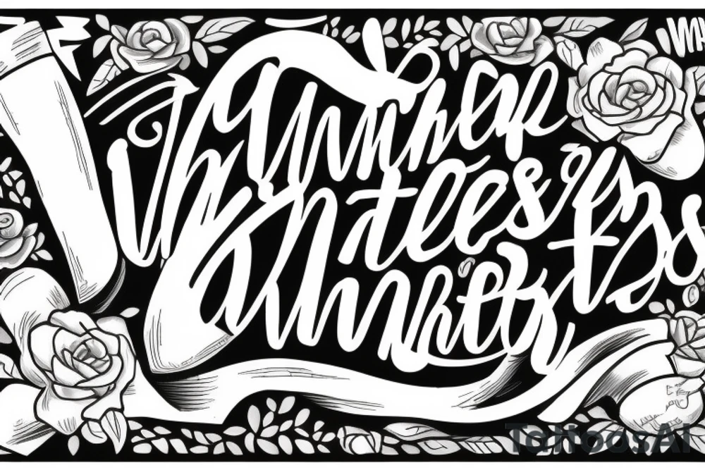 Right arm sleeve, inner forearm wording "in the end only kindness matters" tattoo idea