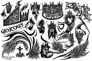 It is the glory of God to conceal things, 
 but the glory of kings is to search things out. tattoo idea