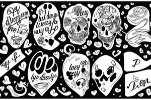 when i'm in love i love heavily if you betray me you're dead to me i disrespect you respectfully. tattoo idea
